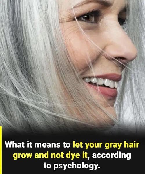Why Embracing Gray Hair Often Signals Emotional Growth, Not Giving Up