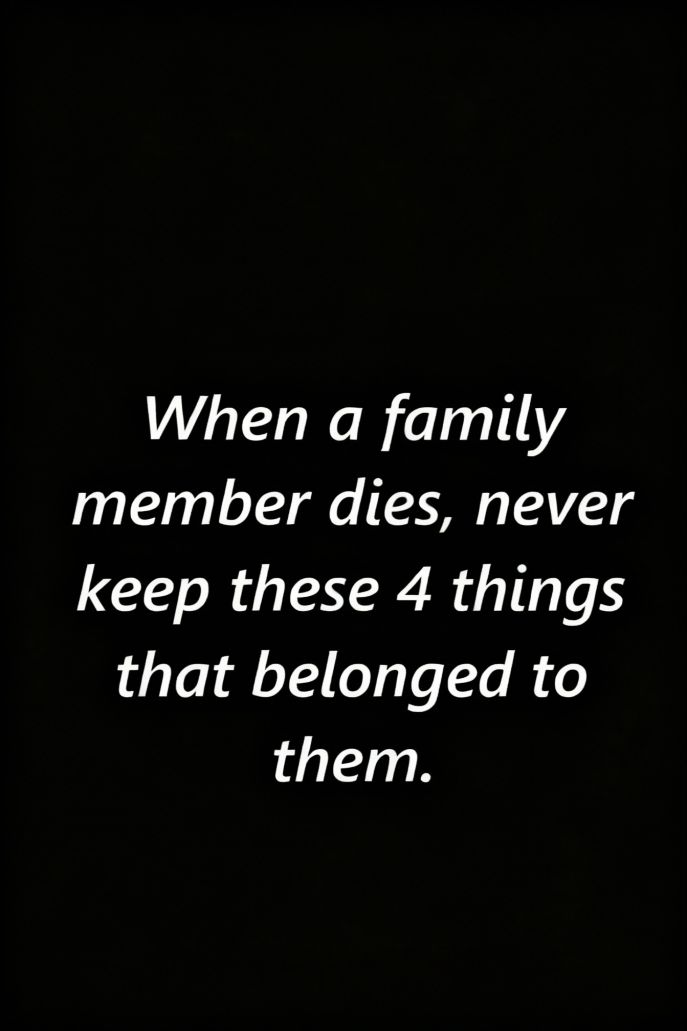 Emotional Reflections on Letting Go of Belongings After Losing Someone You Love
