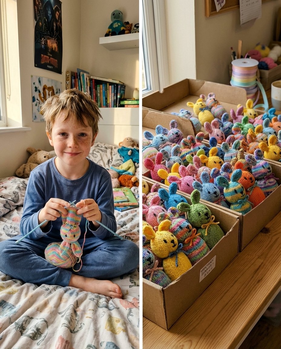 A Grandson Transforms His Late Mother’s Sweaters Into Easter Gifts for Children in Care—Then an Unexpected Moment Changed Everything