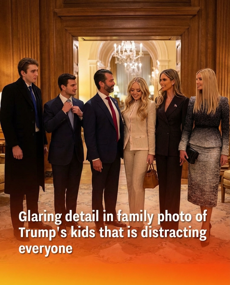 Family Photo of Donald Trump’s Children Draws Attention Over a Notable Detail