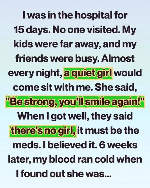 A Mysterious Encounter by My Hospital Bed — Then She Spoke My Name