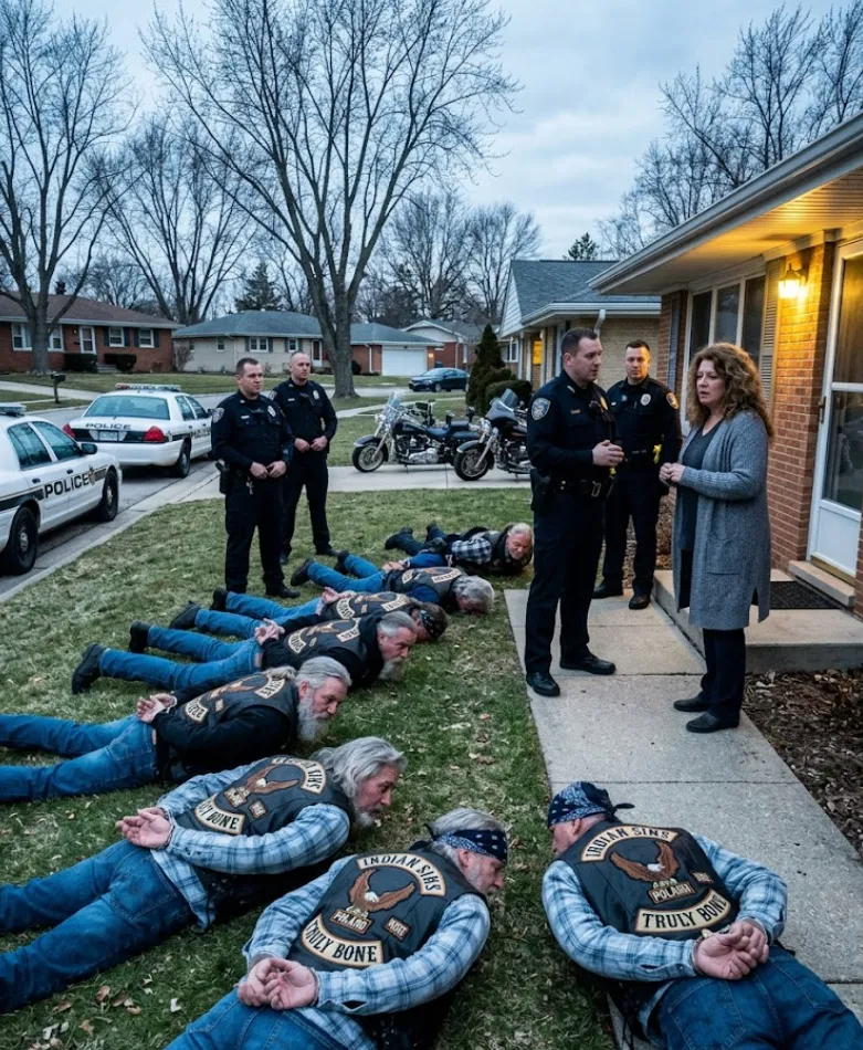 Motorcycle Club Members Detained Following Incident Involving Assistance to a Waitress