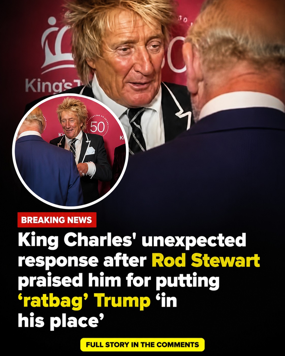 Rod Stewart’s Comments About King Charles and Donald Trump Spark Public Discussion