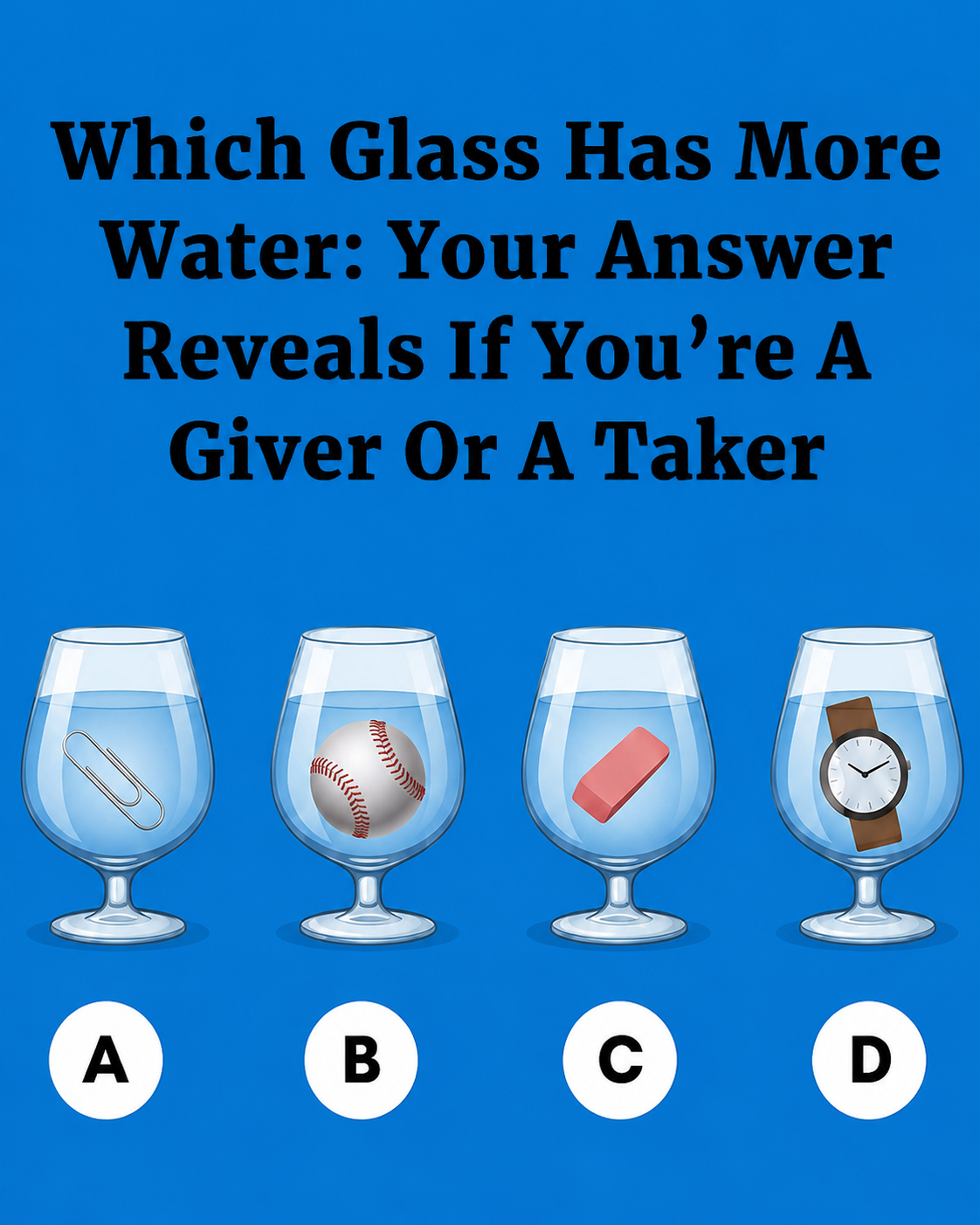 Which Glass Would You Choose? A Fun Personality Perspective Based on Your Preference