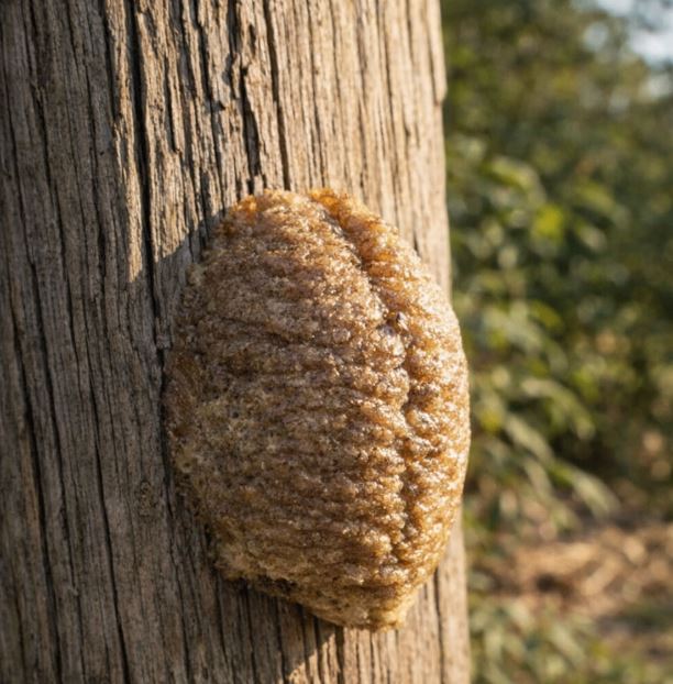 Unusual Foam-Like Growth on Outdoor Surfaces May Have a Natural Explanation