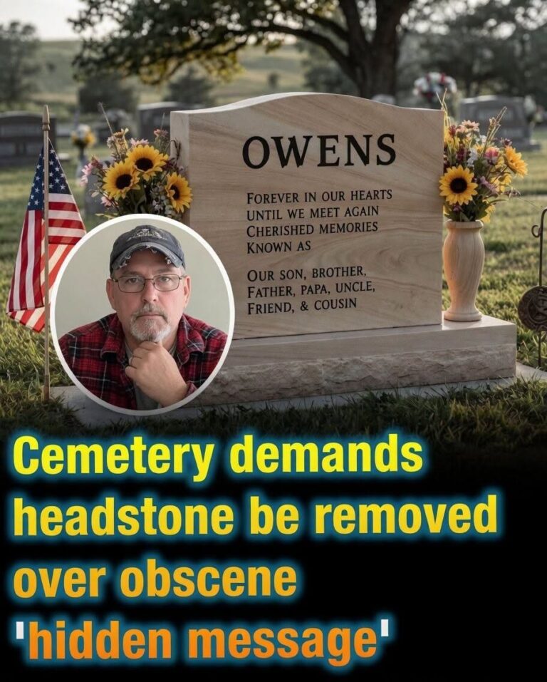 Hidden Message on a Loved One’s Headstone Sparks Unexpected Community Debate