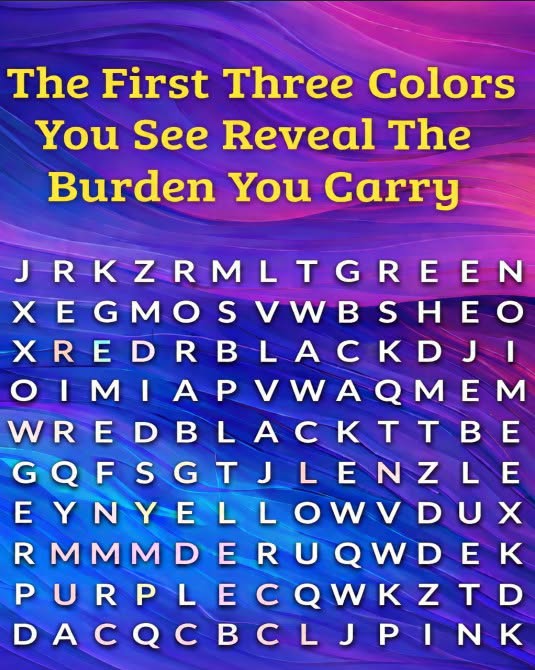 See These Three Colors? They Might Reveal Your Emotional Load