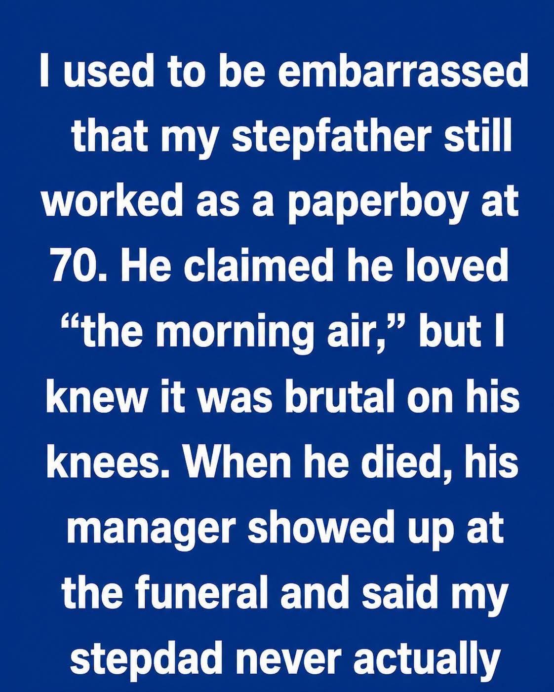 The Paper Route I Misunderstood — And What I Learned About My Stepfather’s Life