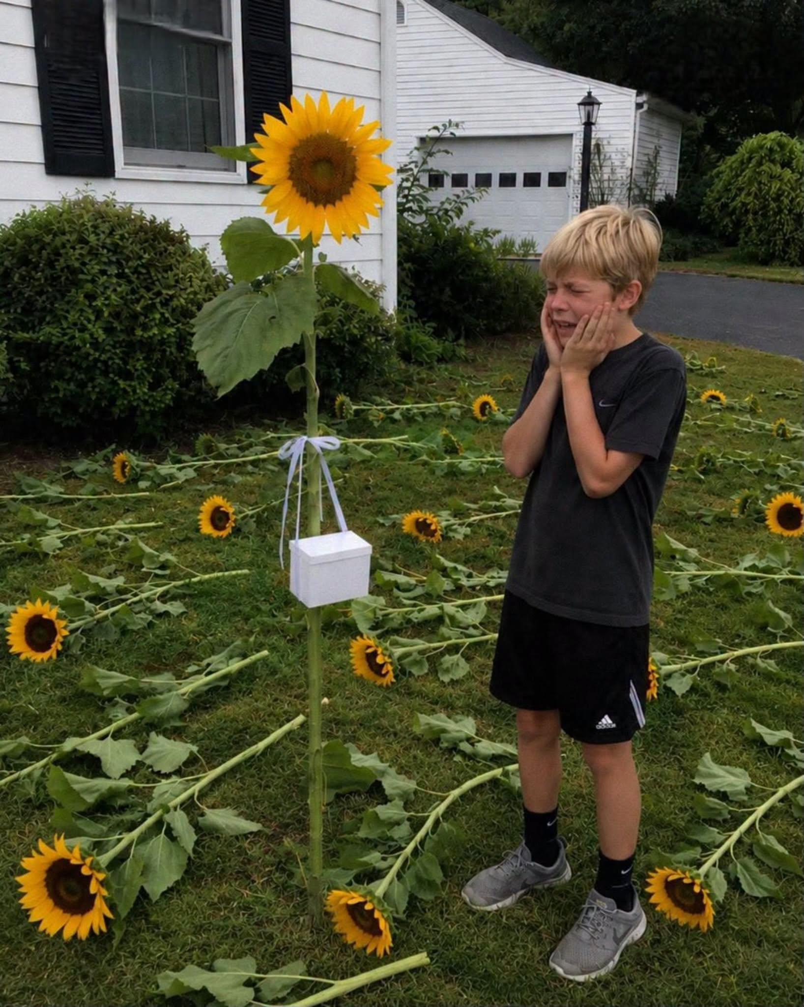 Every Year My Son Planted Sunflowers for His Twin Sister, Then One Unexpected Discovery Changed Everything