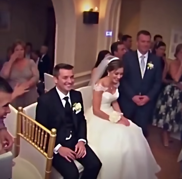 A Curious Kitten Turned an Unexpected Visit Into a Memorable Wedding Reception Moment