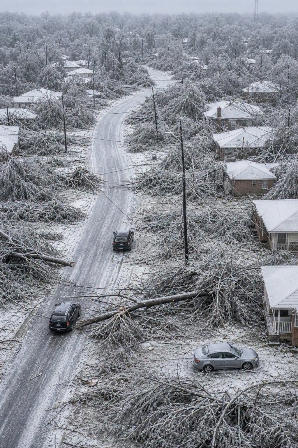 Winter Weather Brings Freezing Rain and Power Outages — Residents Urged to Stay Safe