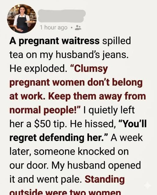 The Day Respect Walked Through Our Door After a Public Outburst at a Young Pregnant Waitress Changed Everything I Believed About My Partner