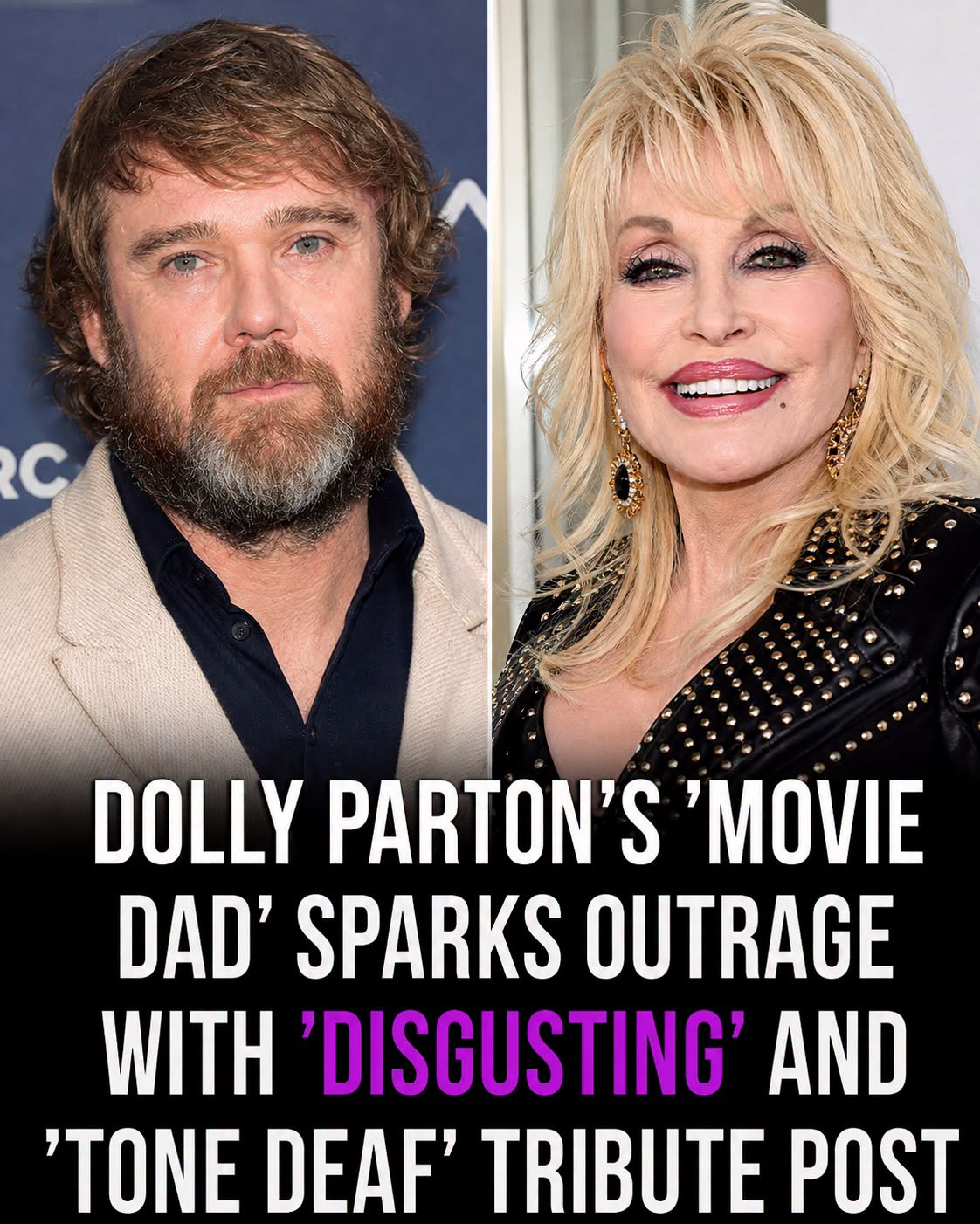 Dolly Parton’s ‘movie dad’ sparks outrage with ‘disgusting’ and ‘insensitive’ tribute post