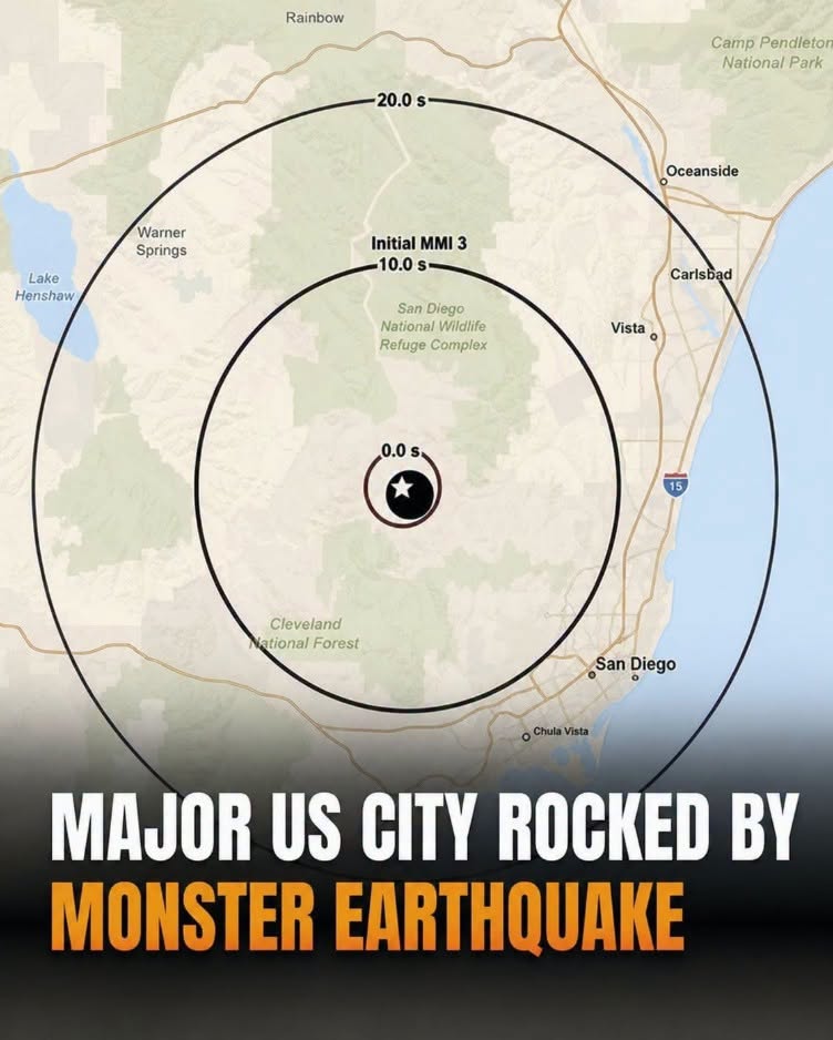 Strong Earthquake Shakes San Diego as Locals Describe a Sudden Disruption
