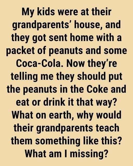 The Glass Bottle Secret, Why Thousands Of People Are Putting Peanuts In Their Coke