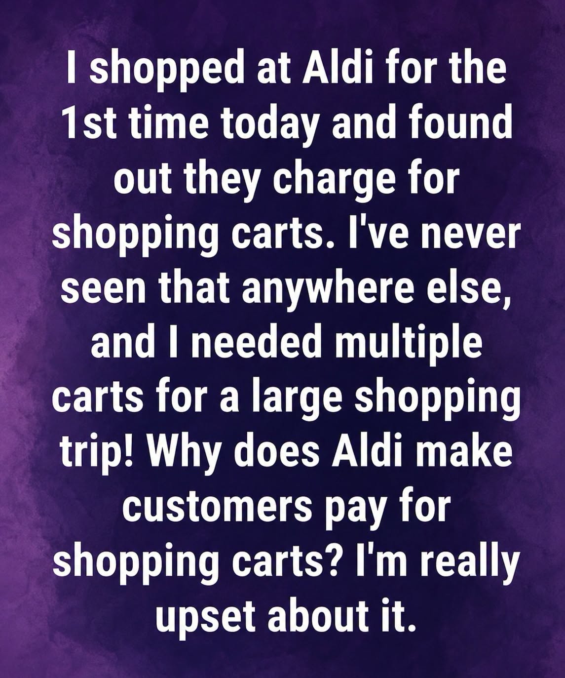 Why Aldi Uses a Coin Deposit for Shopping Carts