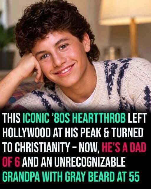Teenage heartthrob left Hollywood to focus on family