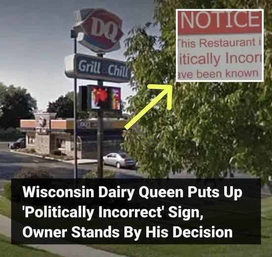 A Dairy Queen Sign in Wisconsin Sparks Online Debate—Here’s What Happened