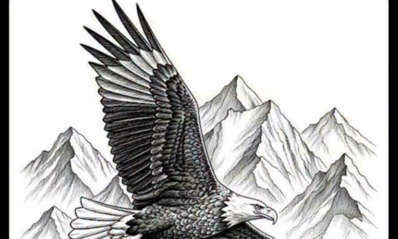 Can You Find the Hidden Figure in This Fascinating Eagle Illusion?