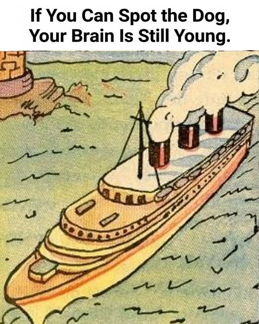 If You Can Spot the Dog, Your Brain Is Still Young.