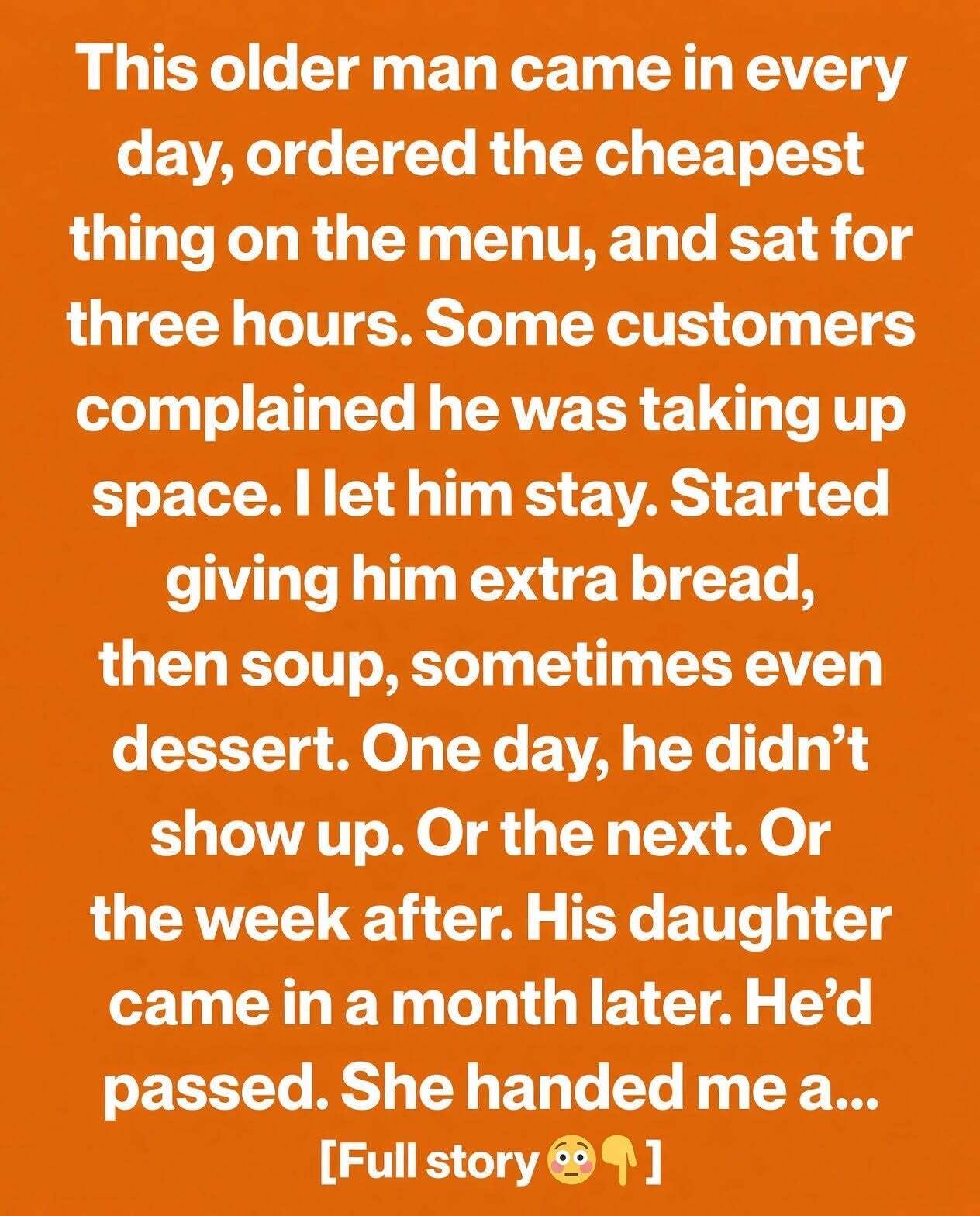 Café Owner Helps a Lonely Elderly Man for Months and Later Receives an Unexpected Letter