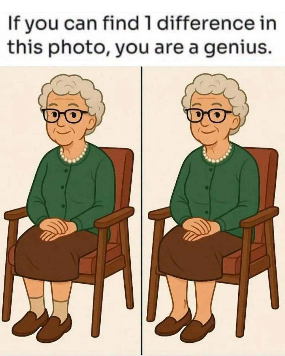 Spot the Hidden Difference in This Grandmother Puzzle in Just 10 Seconds!