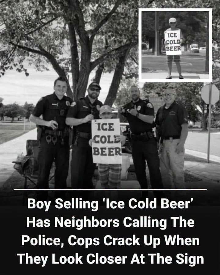 Young Entrepreneur’s Clever Root Beer Sign Attracts Police Attention and New Customers