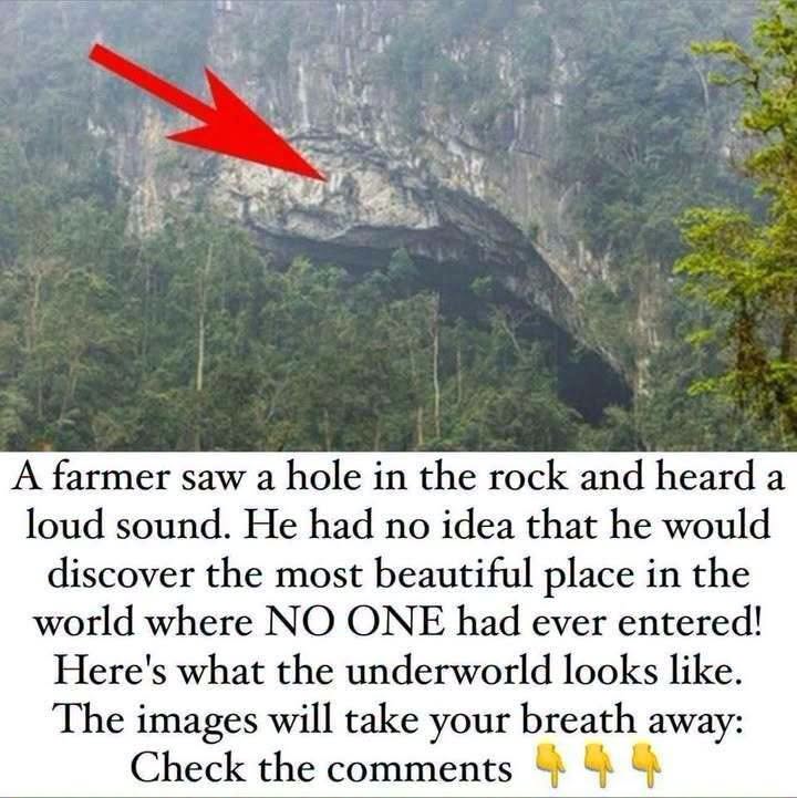 Mysterious Giant Cave Opening Sparks Curiosity About Hidden Underground Worlds