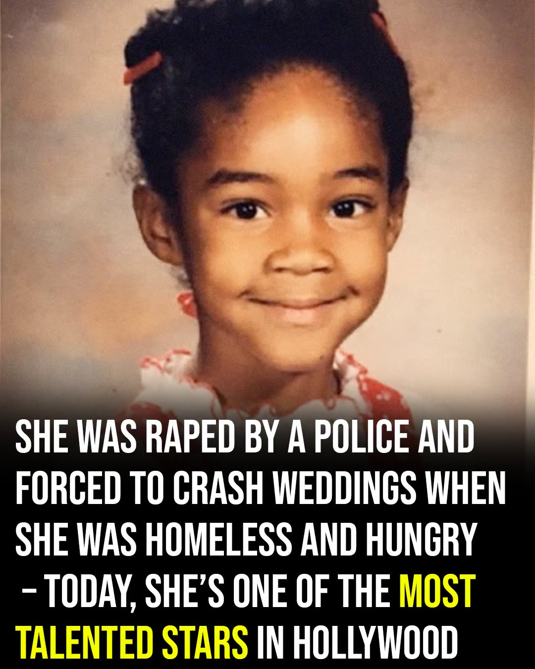 This star became a ’10 year old mom’ to 3 little kids when her mother was ‘gone’
