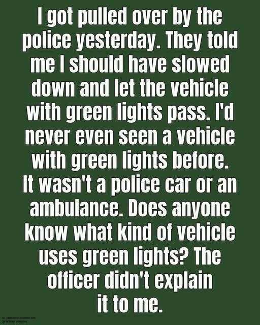 What Do Green Flashing Lights on Cars Really Mean?