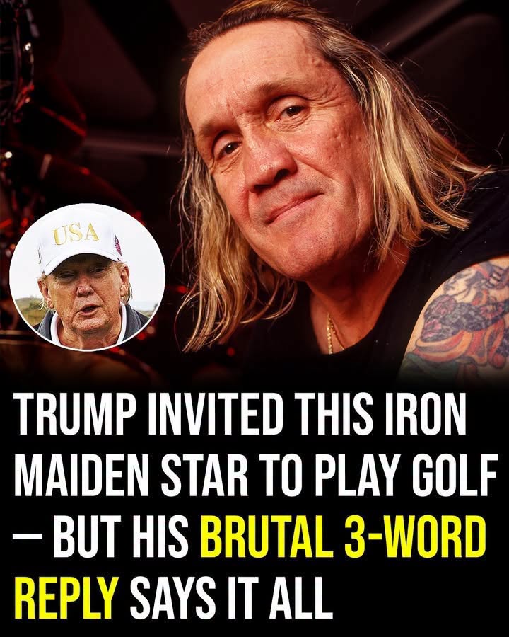 Iron Maiden Drummer Nicko McBrain Explains Why He Declined a Golf Invitation With Donald Trump