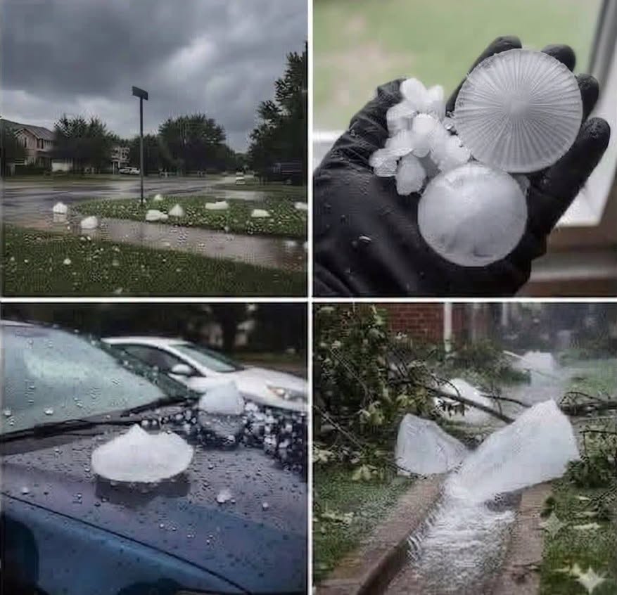 Powerful Hailstorm Leaves Homes and Vehicles Damaged as Neighbors Come Together