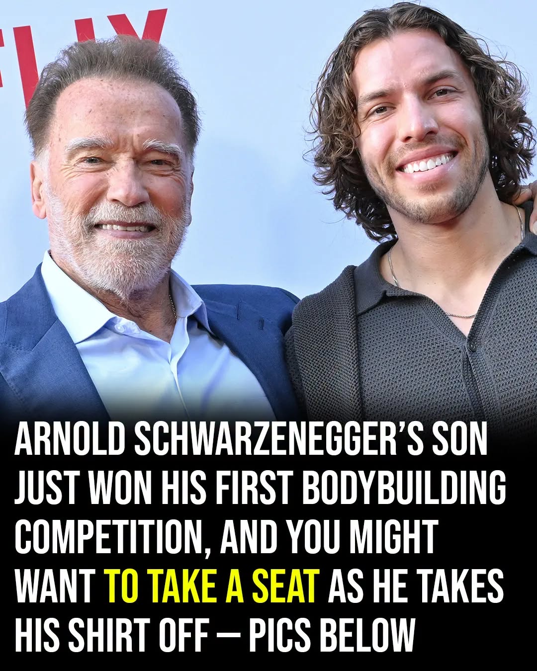 Arnold Schwarzenegger’s Son Joseph Baena Celebrates His First Major Bodybuilding Victory